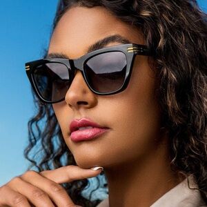 ‼️RARE‼️🎸Prive Revaux🎸🔥NWT🔥The Ingrid Sunglasses in Black